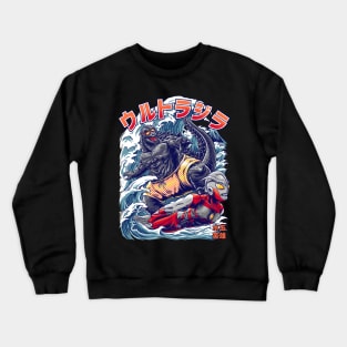 Surfing Zilla Crewneck Sweatshirt